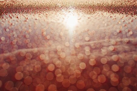 abstract raindrop on a car surfaceの写真素材