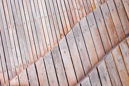 shaped wooden backgroundの写真素材