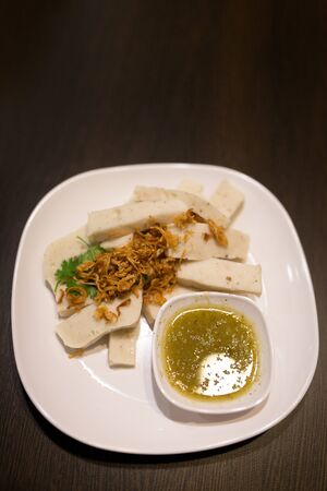 Pork sausage Vietnamese ,Vietnamese steamed pork, Vietnamese foodの写真素材