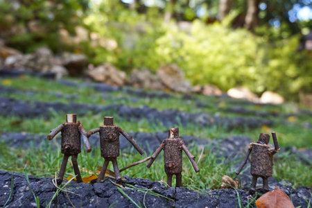 Wood Manの写真素材