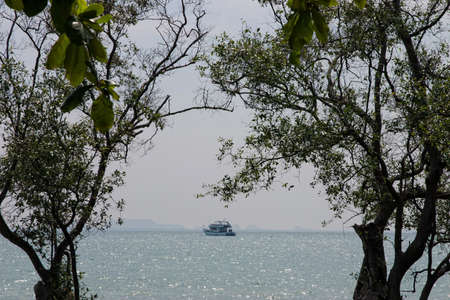 Sea view at Rallay beachの写真素材