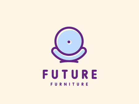 Modern furniture symbolのイラスト素材