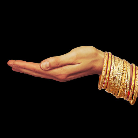 indian-palm with bangle