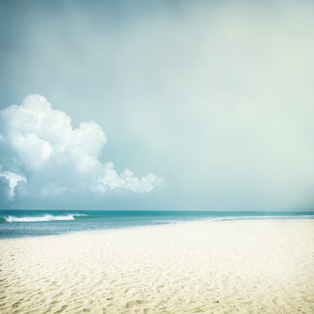 Nature tropic background in vintage style