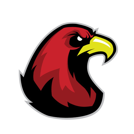 Eagle head mascotのイラスト素材