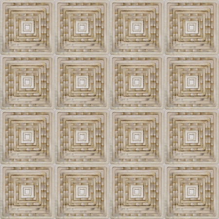 Abstract seamless pattern for designers with fragments of xylo blocks made with a wood burning pyrographerの写真素材