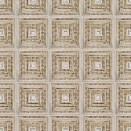Abstract seamless pattern for designers with fragments of xylo blocks made with a wood burning pyrographerの写真素材
