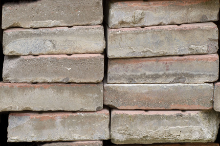 Abstract seamless pattern for designers with old bolder cement blocks in pilesの写真素材