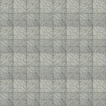 Abstract seamless pattern for designers with concrete causeway road from cement with asia ornamentの写真素材