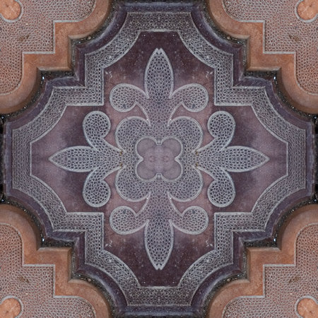Abstract seamless pattern for designers with concrete causeway road or wall tileの写真素材