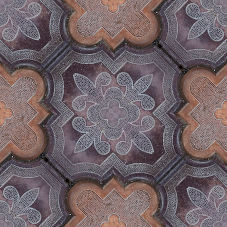 Abstract seamless pattern for designers with concrete causeway road or wall tileの写真素材