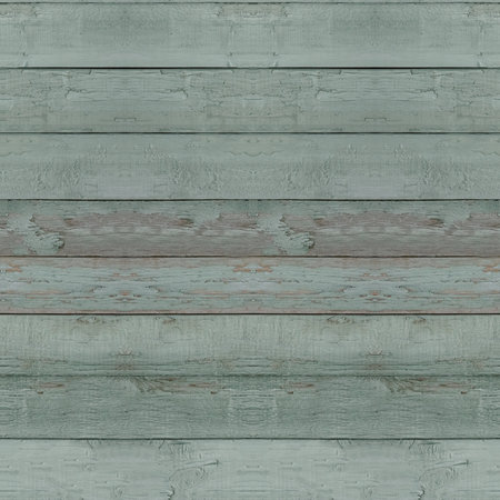 Seamless pattern of old grey wooden plank wall with moss for design and matte paintingの写真素材