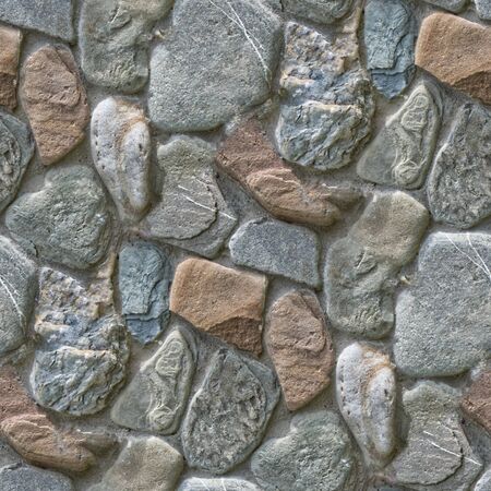 Seamless texture from rocks. Good choice for city road and squares design.の写真素材