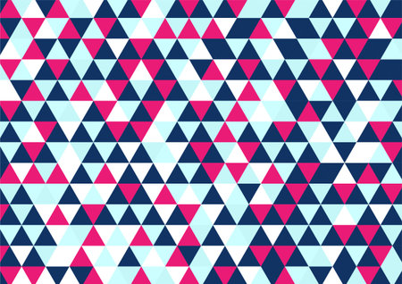 Abstract colorful triangle background. Vector illustration.