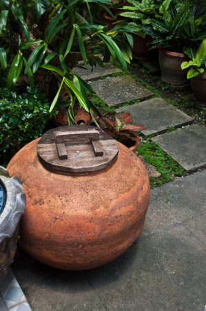 clay potsの写真素材