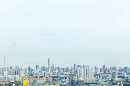 Top view bangkok city thailandのeditorial素材