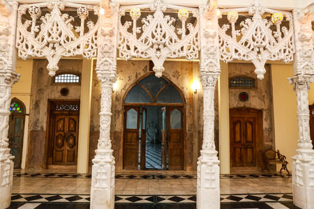 abstract blur The luxurious in old castleのeditorial素材