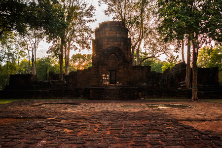 rock castle Muang Singha ancient Thailandのeditorial素材