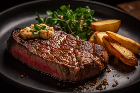 Rumpsteak with potatoesの素材