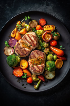 Pork medallions from tenderloinの素材