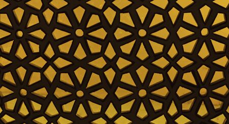 Backlit grill (jali) - Rajasthani handicraftの写真素材