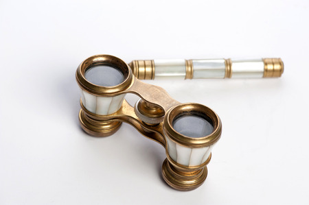 Elegant vintage small theater binocularの写真素材