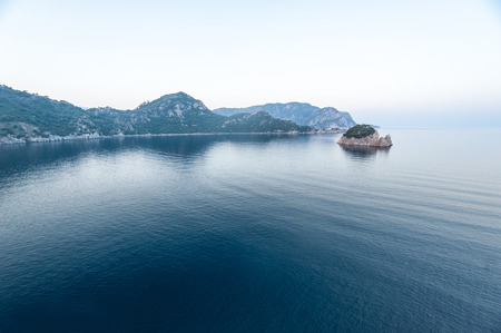 Coastline in Marmaris Icmeler, Turkeyの写真素材