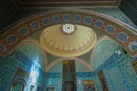 Ancient Topkapi palace interior, Istanbul.