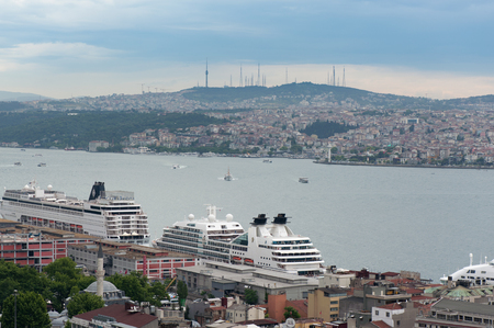 Beautiful Istanbul cityscapeのeditorial素材