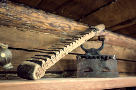  Old ironの写真素材