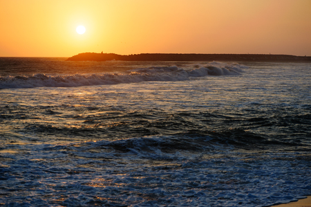 Sunset view point in Kanyakumari, Tamil Nadu state, Indiaの写真素材