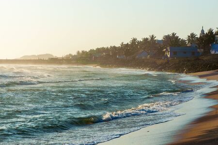 Sunset view point in Kanyakumari, Tamil Nadu state, India