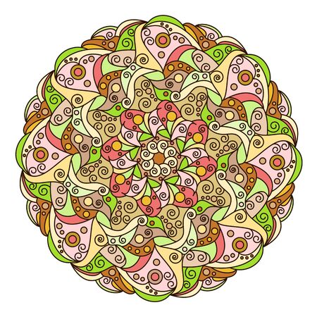 Mandala, pattern, symbolizing the harmony of the worldのイラスト素材