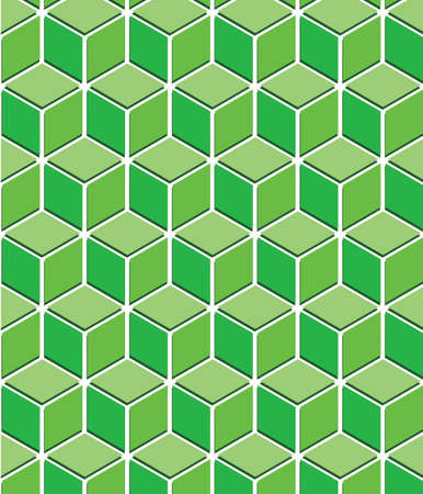 green relief squares on a white backgroundのイラスト素材