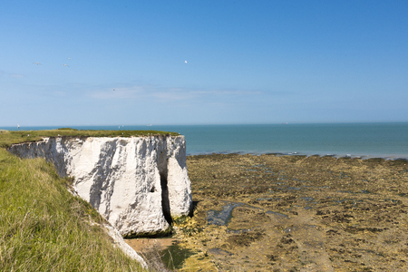 White cliffs from afarの写真素材