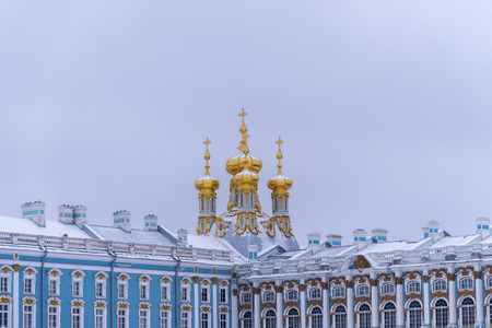 View to the Catherine palaceのeditorial素材