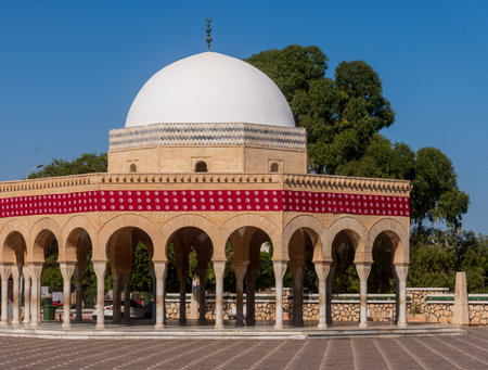 Trendy historic construction exemplifies timeless design principles, Contemporary appreciation for classical architectural elegance and historic significance showcasedの写真素材