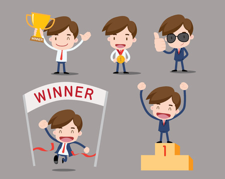 business character - winnerのイラスト素材
