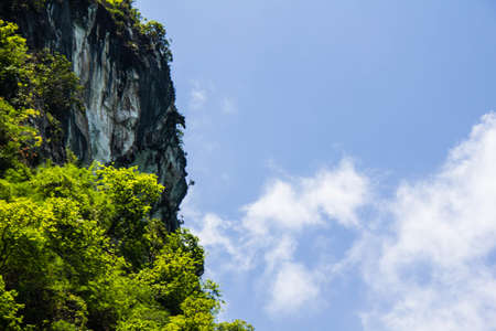 Mountain and blue sky viewの写真素材