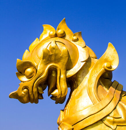 CHIANG RAI -THAILAND FEBRUARY 16  Gold singha display at Boon Rawd Farm  on Febuary 16 2014のeditorial素材