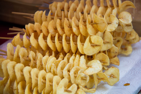 Potato twistの写真素材