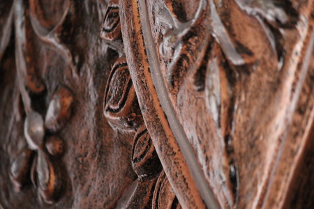 wood carvingの写真素材