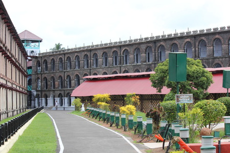cellular jail at Andaman in Indiaの写真素材