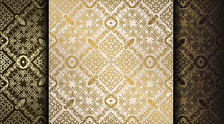 Vintage pattern background. Vector illustrationのイラスト素材
