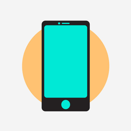 Phone clip art graphic trendy design, mobile design clip art vector illustration.のイラスト素材