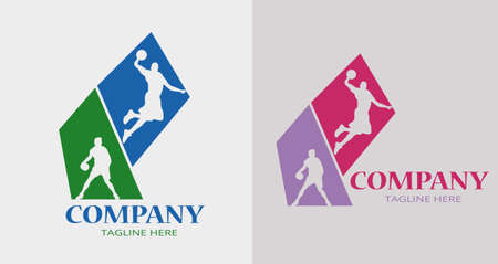 Basketball Player graphic company   design,   graphic   vectorsのイラスト素材