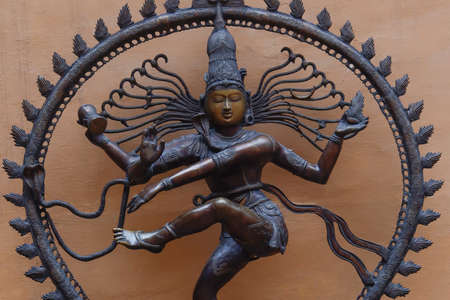 Natraj, the fierce dance form of Lord Shiva. Nataraja.の写真素材