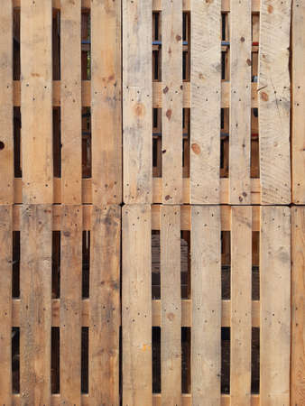 Pallet wall background. Eco-friendly full frame pallets. Wood Pallets plank texture background. Wall...