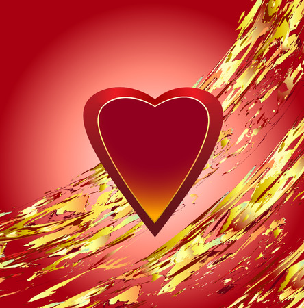 The Valentine's day. Vector Illustration.のイラスト素材