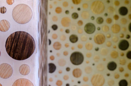 Detail of tile, design of trunk (polka dot)